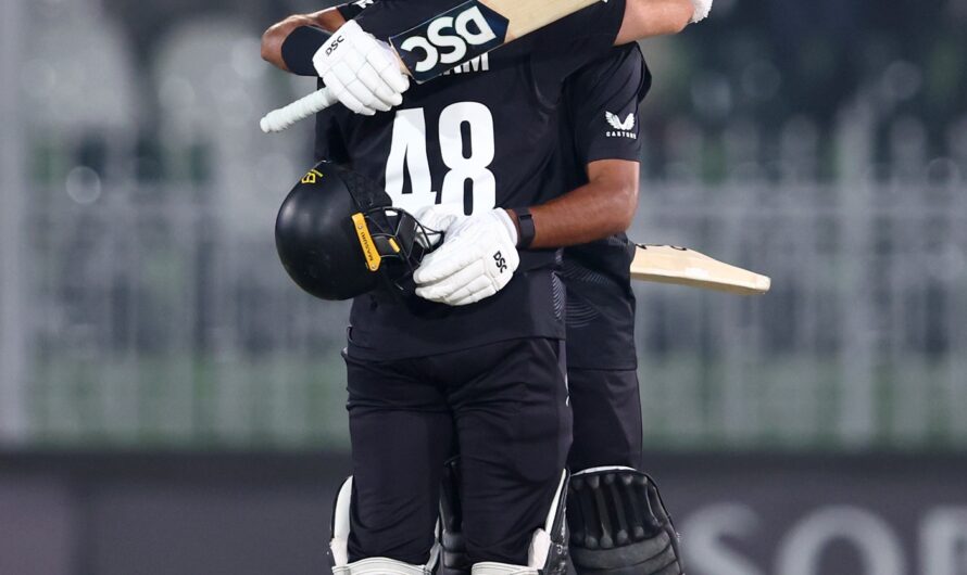 Ravindra, Latham and Bracewell book New Zealand’s semi-final spot