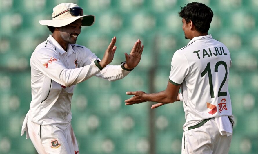 Taijul takes five as Zimbabwe collapse after bright start to second Test