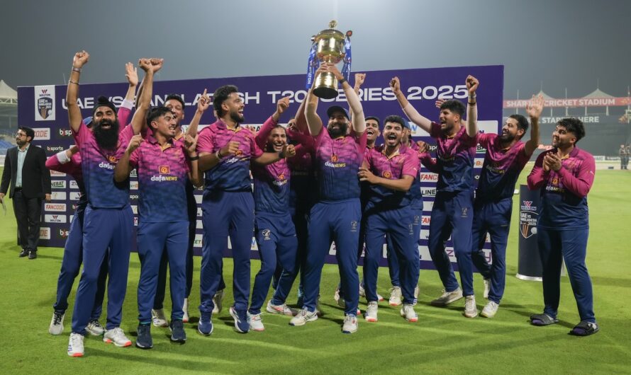 Haider and Sharafu lead UAE to historic series win against Bangladesh
