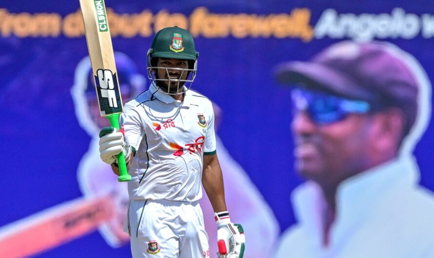 Shanto, Mushfiqur fifties stabilise Bangladesh